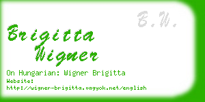 brigitta wigner business card